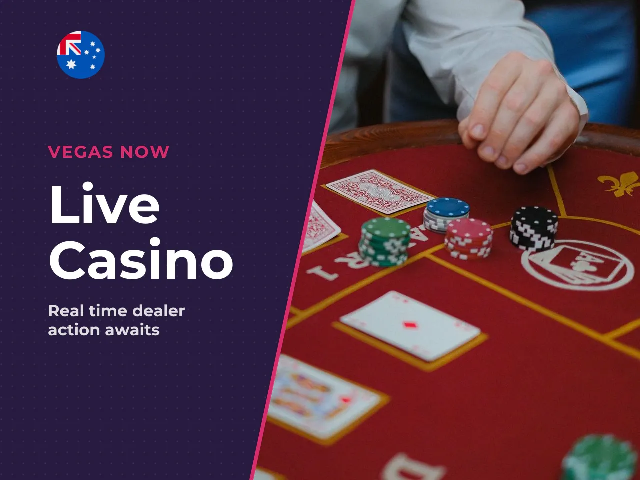 Live casino, live blackjack and real-time