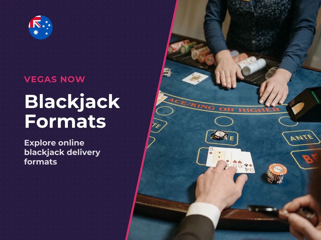 1.2 Online blackjack formats RNG, live
