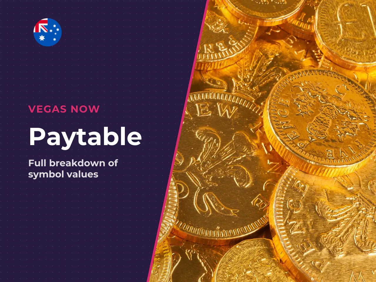 4. The complete paytable and symbol