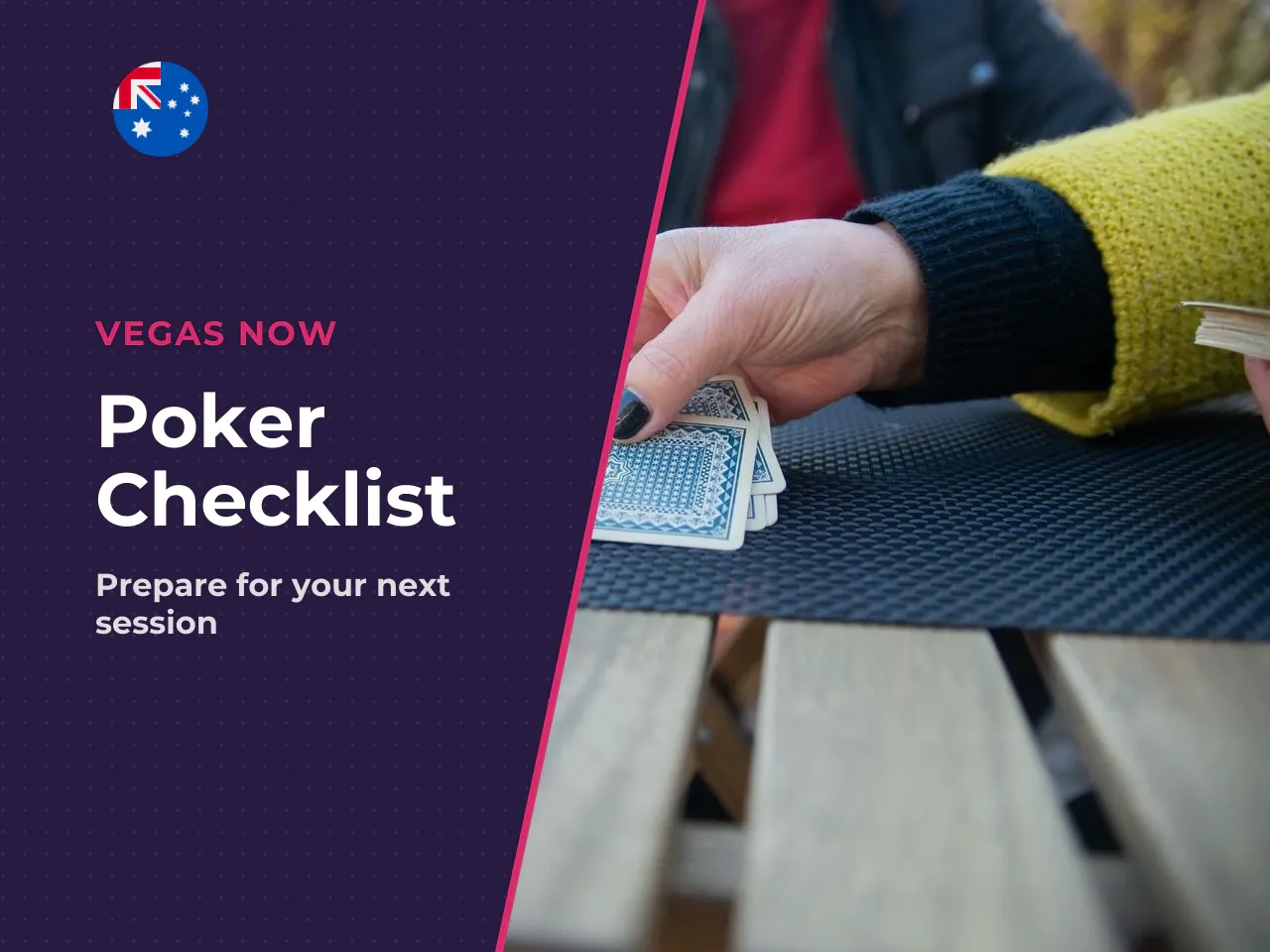 Pre-visit checklist for cash game players