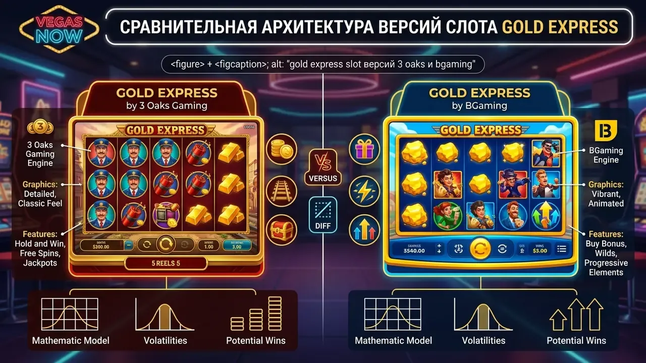 gold express slot версий 3 oaks и bgaming