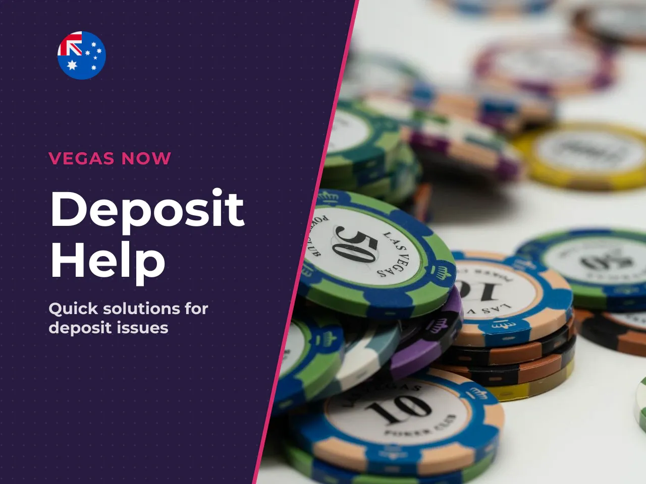 Fast Troubleshooting. 1. Declined deposit. Confirm