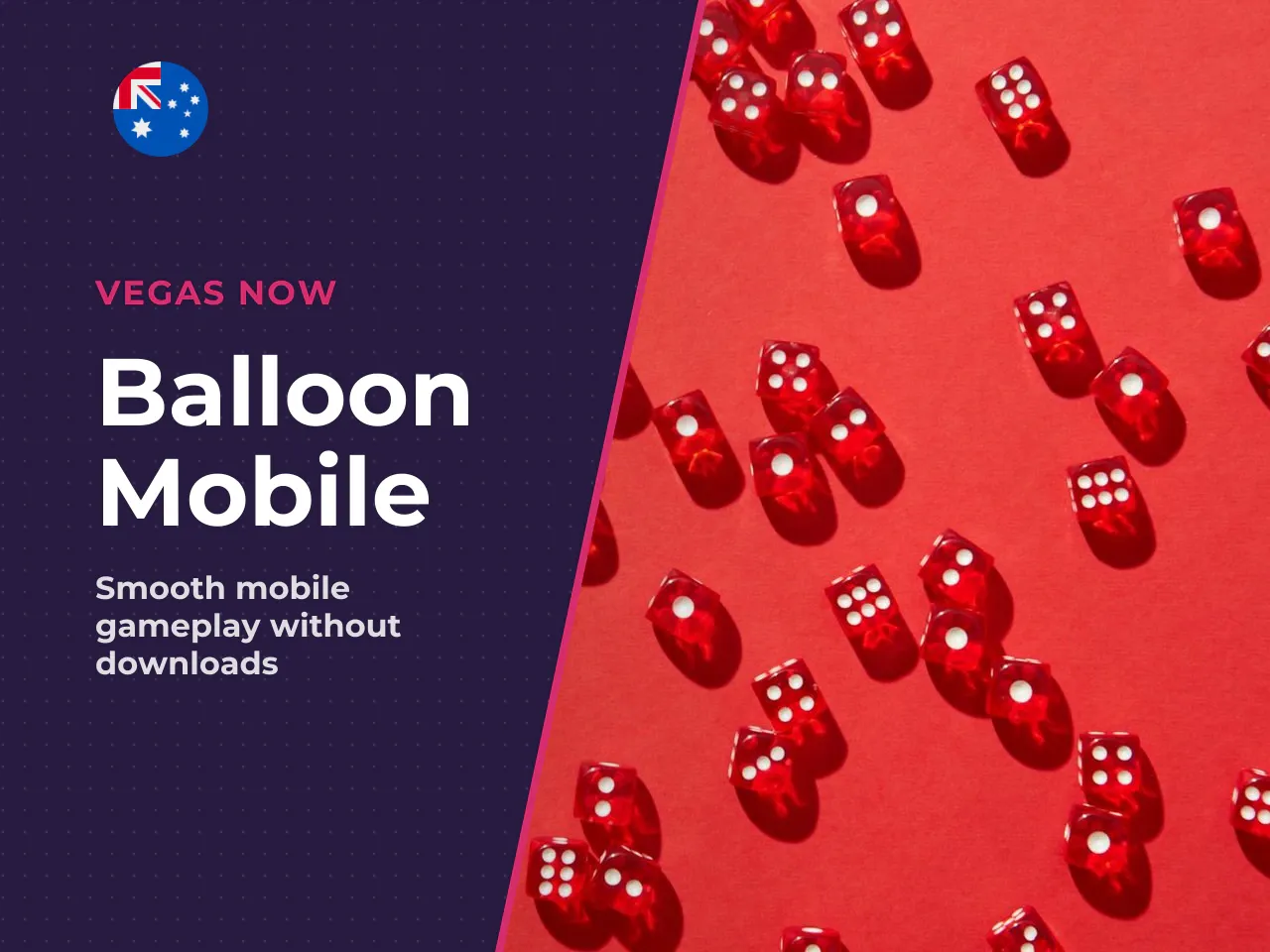 Balloon online in a mobile browser